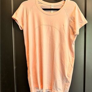 Lululemon Athletic Light Pink Short Sleeve Tee